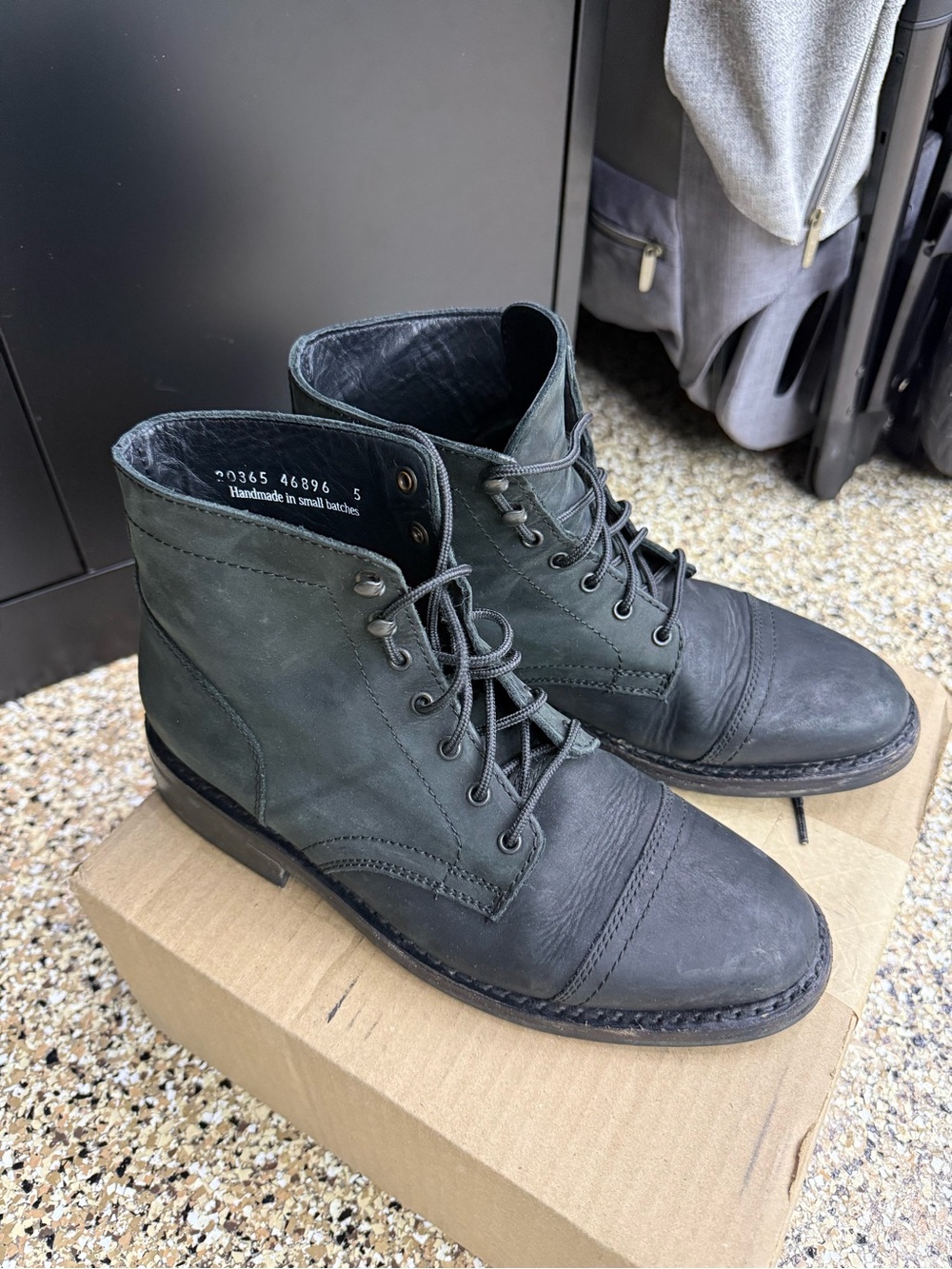 Men's Lace-Up Leather Cap-Toe Thursday Boots